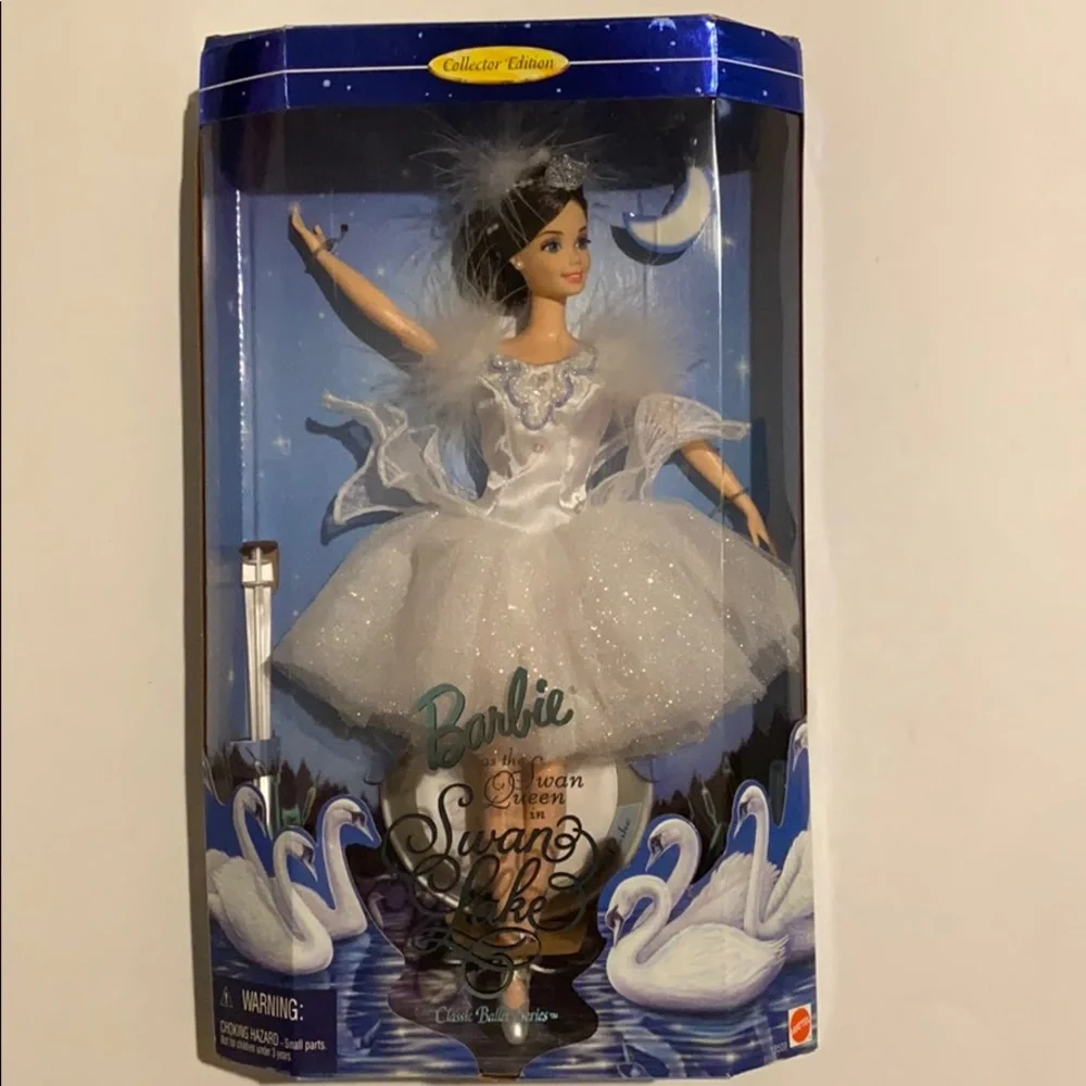 Vintage BARBIE Queen Swan Lake Collectors Edition